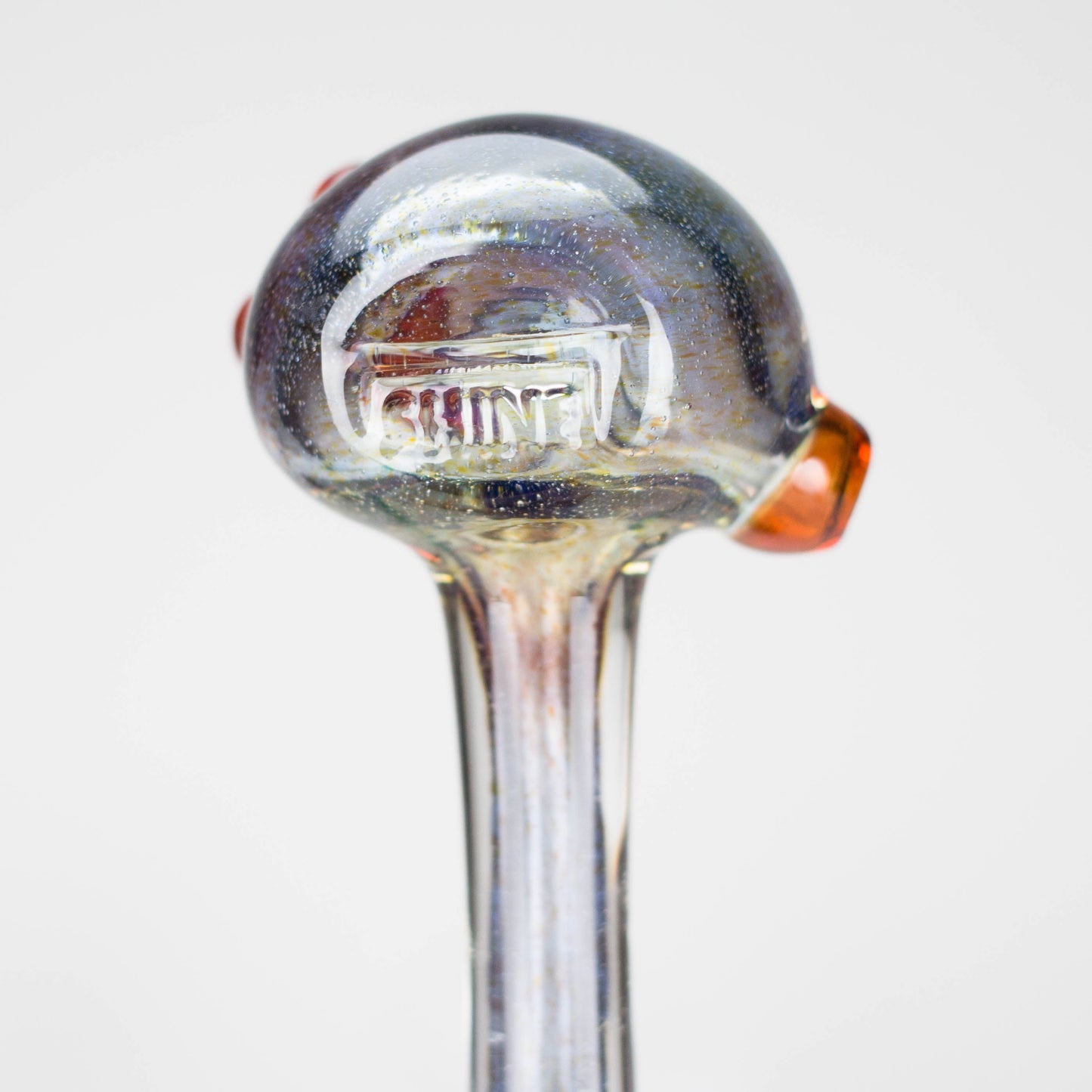 Shine Glassworks | Frit Pipe with coloured Accents - Made in Canada - Hi Time