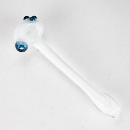 Shine Glassworks | Frit Pipe with coloured Accents - Made in Canada - Hi Time