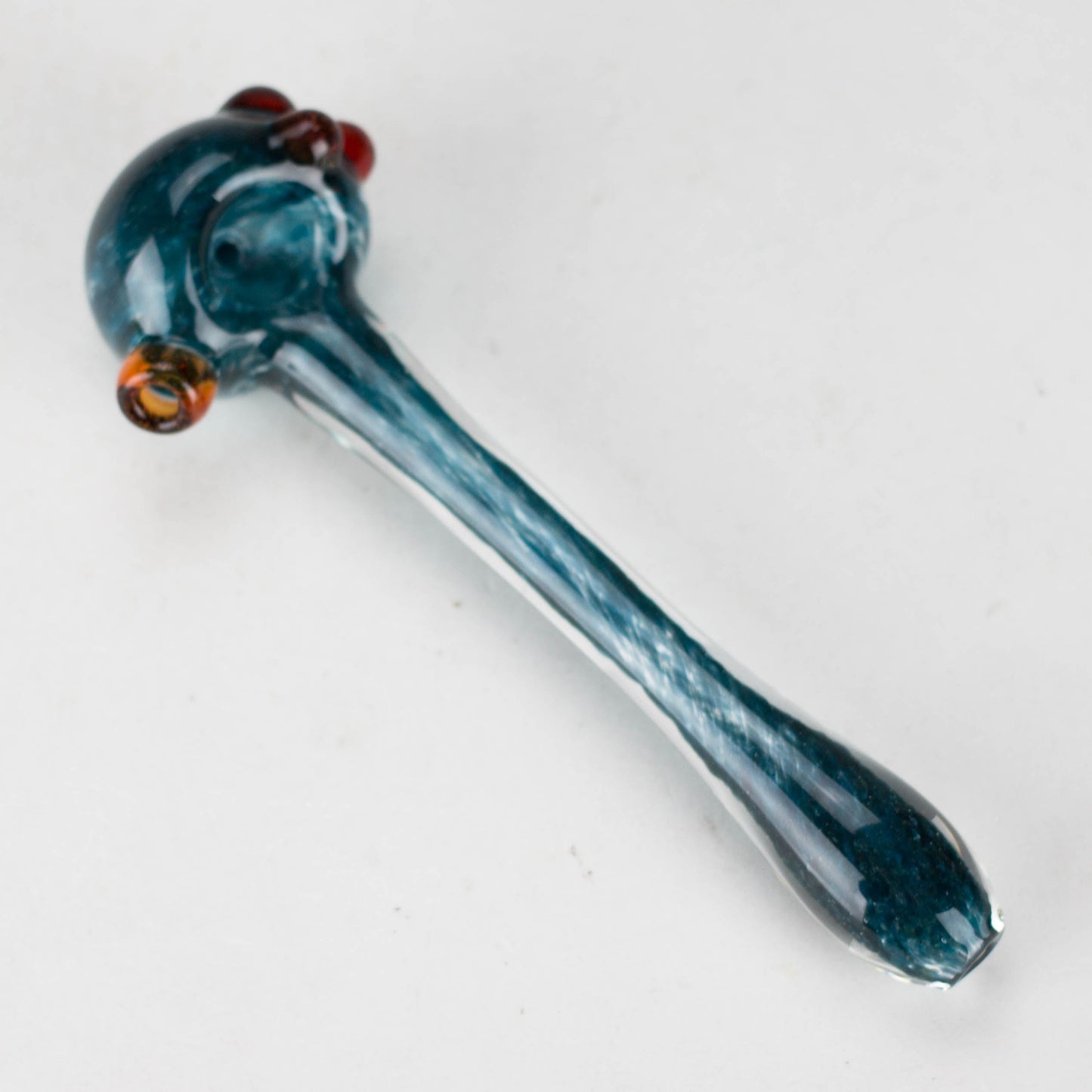 Shine Glassworks | Frit Pipe with coloured Accents - Made in Canada - Hi Time