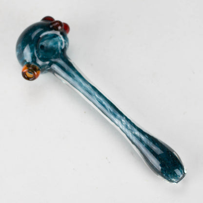 Shine Glassworks | Frit Pipe with coloured Accents - Made in Canada - Hi Time