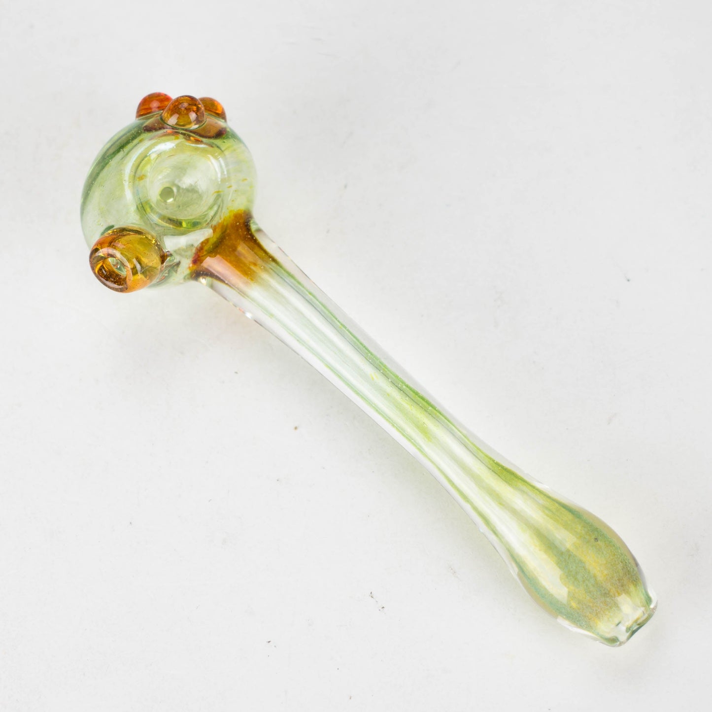 Shine Glassworks | Frit Pipe with coloured Accents - Made in Canada - Hi Time