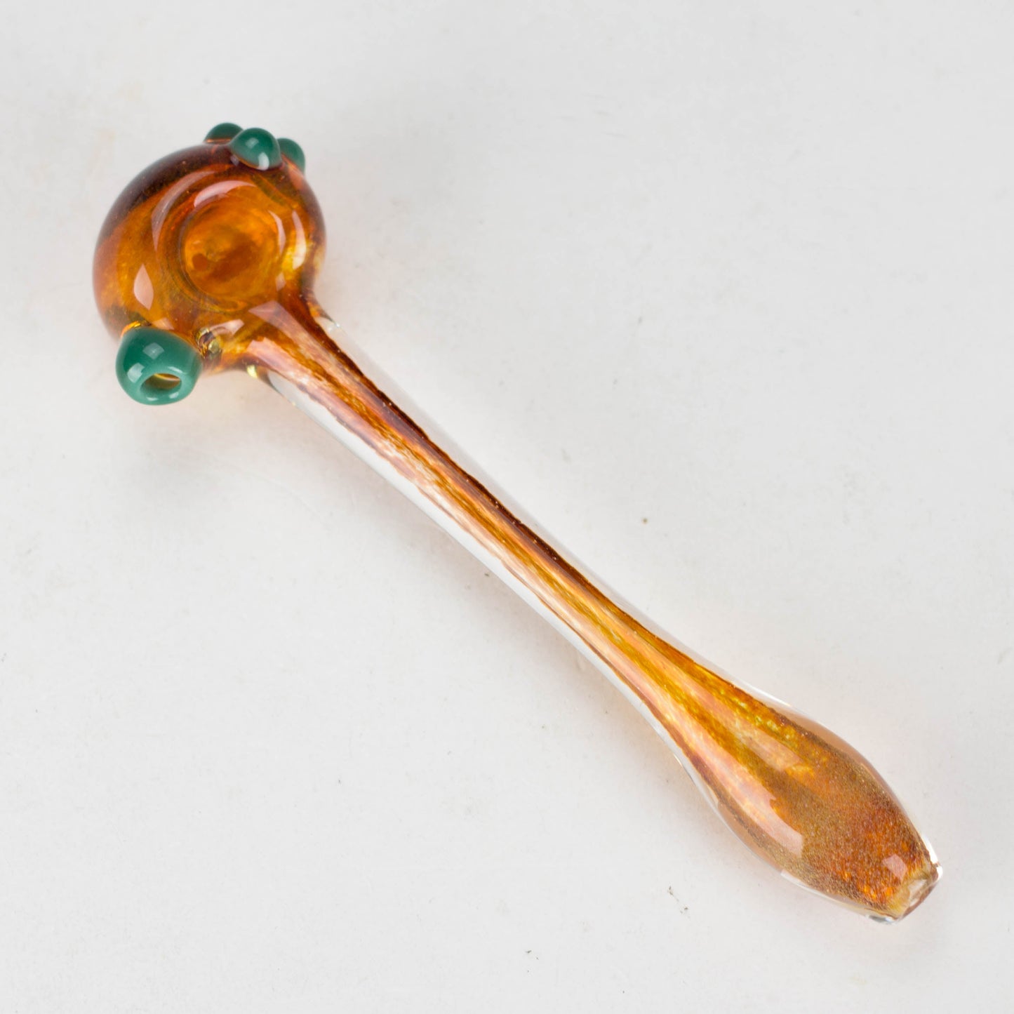 Shine Glassworks | Frit Pipe with coloured Accents - Made in Canada - Hi Time