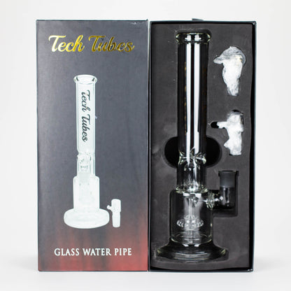 Tech Tubes | 14" Circ Cannon Clear Glass Bong - Hi Time