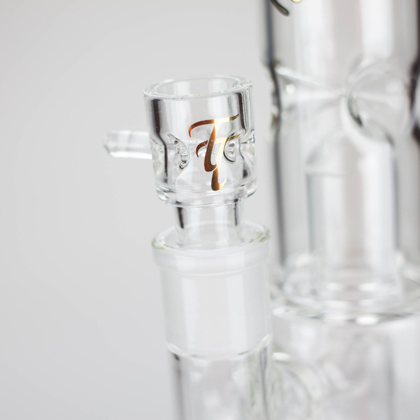 Tech Tubes | 14" Circ Cannon Clear Glass Bong - Hi Time