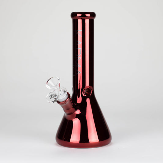 Karma | Glass Bong 9" Beaker Metallic