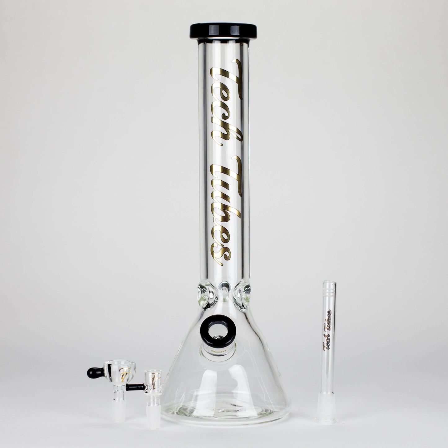 Tech Tubes | 16" 9mm Beaker Glass Bong - Hi Time
