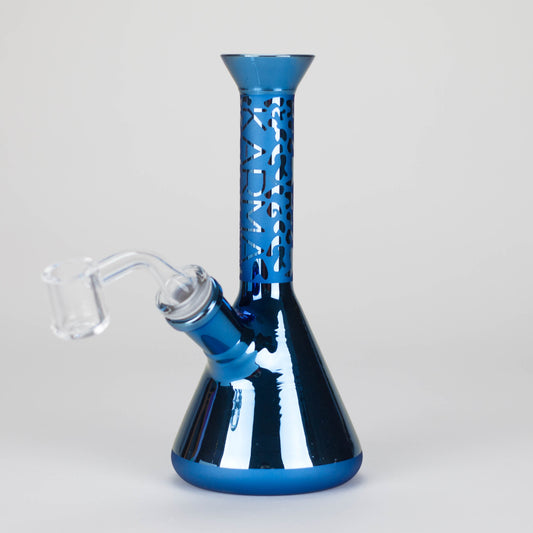 Karma | 7" Metallic Sandblasted Beaker Glass Dab Rig