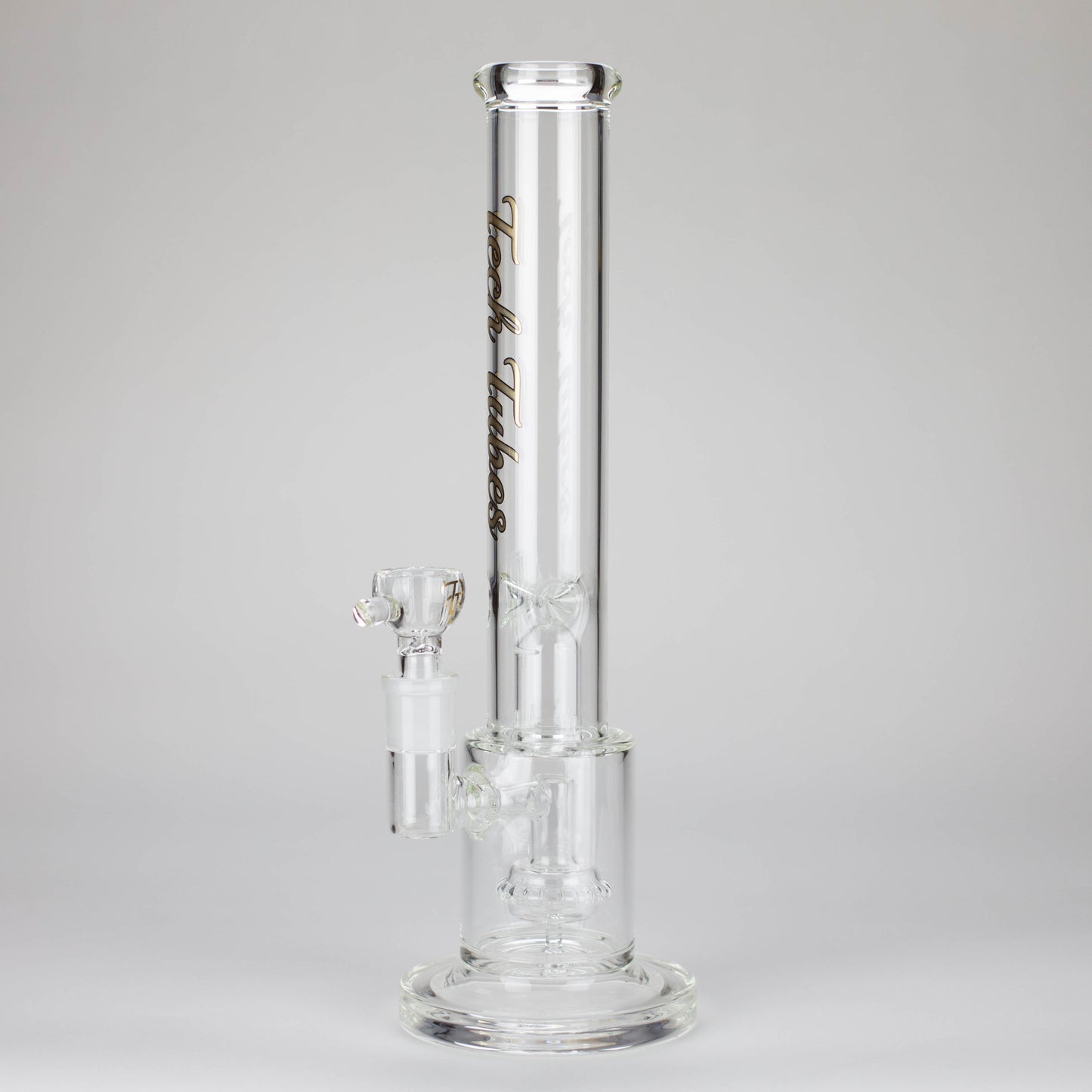 Tech Tubes | 14" Circ Cannon Clear Glass Bong - Hi Time