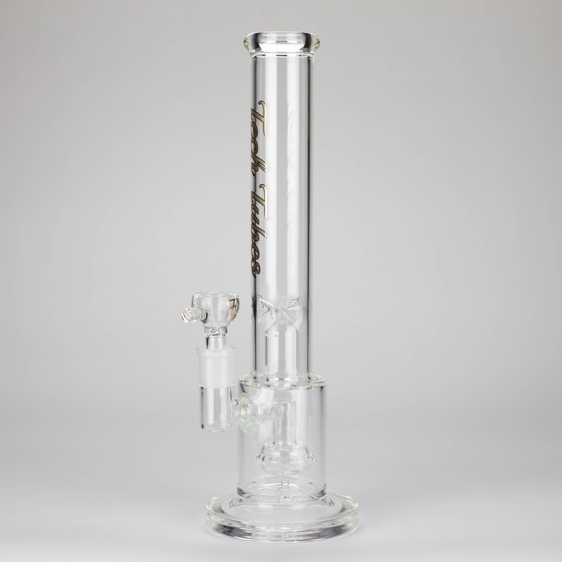 Tech Tubes | 14" Circ Cannon Clear Glass Bong - Hi Time