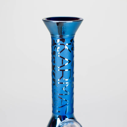 Karma | 7" Metallic Sandblasted Beaker Glass Dab Rig