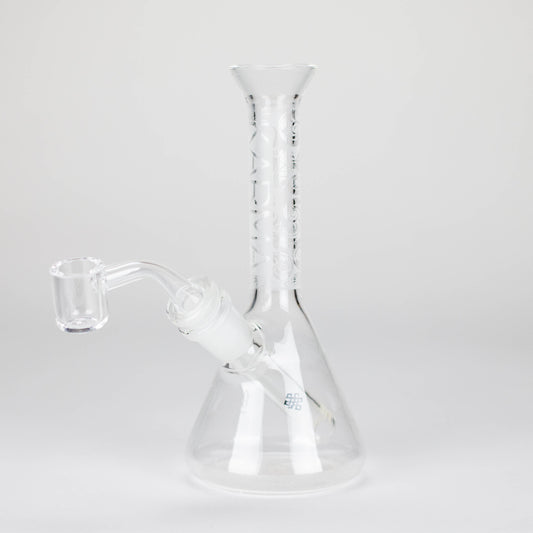 Karma | 7" Sandblasted Beaker Glass Dab Rig
