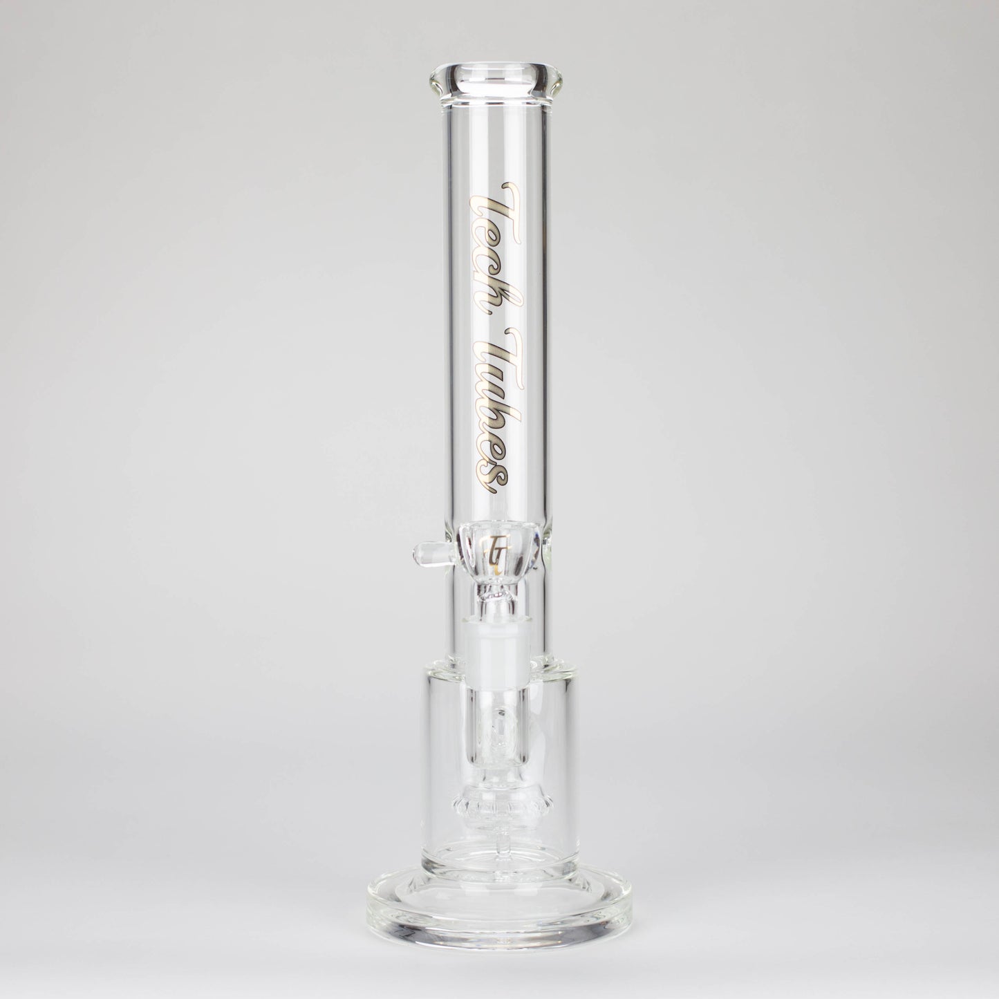 Tech Tubes | 14" Circ Cannon Clear Glass Bong - Hi Time
