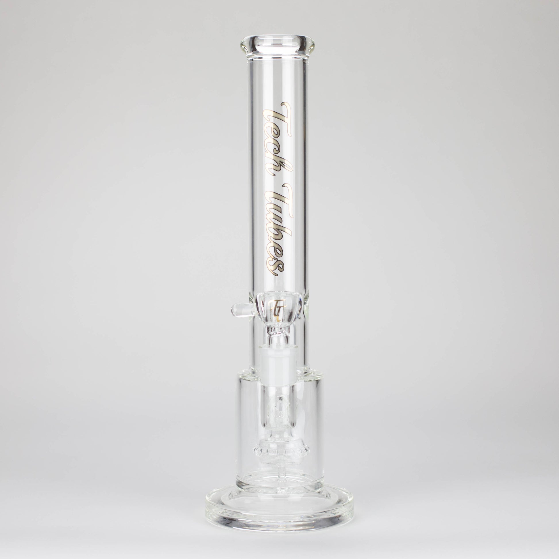 Tech Tubes | 14" Circ Cannon Clear Glass Bong - Hi Time