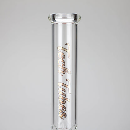 Tech Tubes | 14" Circ Cannon Clear Glass Bong - Hi Time