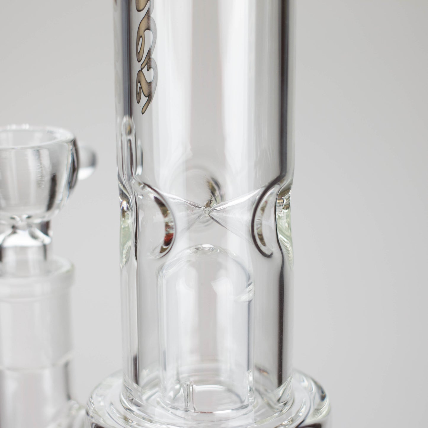 Tech Tubes | 14" Circ Cannon Clear Glass Bong - Hi Time