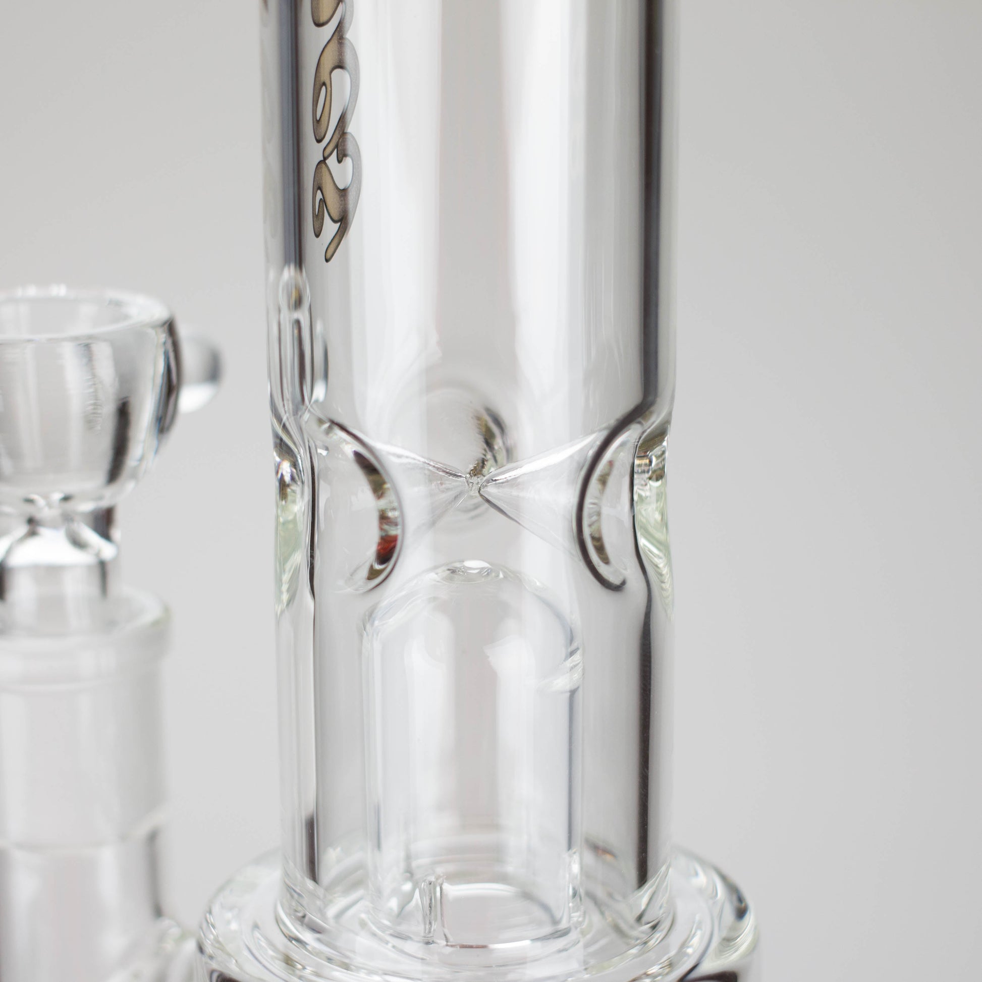 Tech Tubes | 14" Circ Cannon Clear Glass Bong - Hi Time