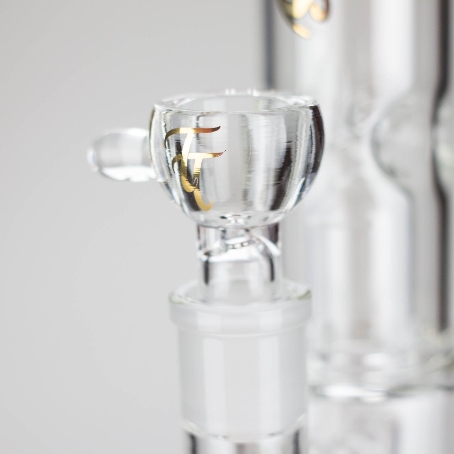 Tech Tubes | 14" Circ Cannon Clear Glass Bong - Hi Time