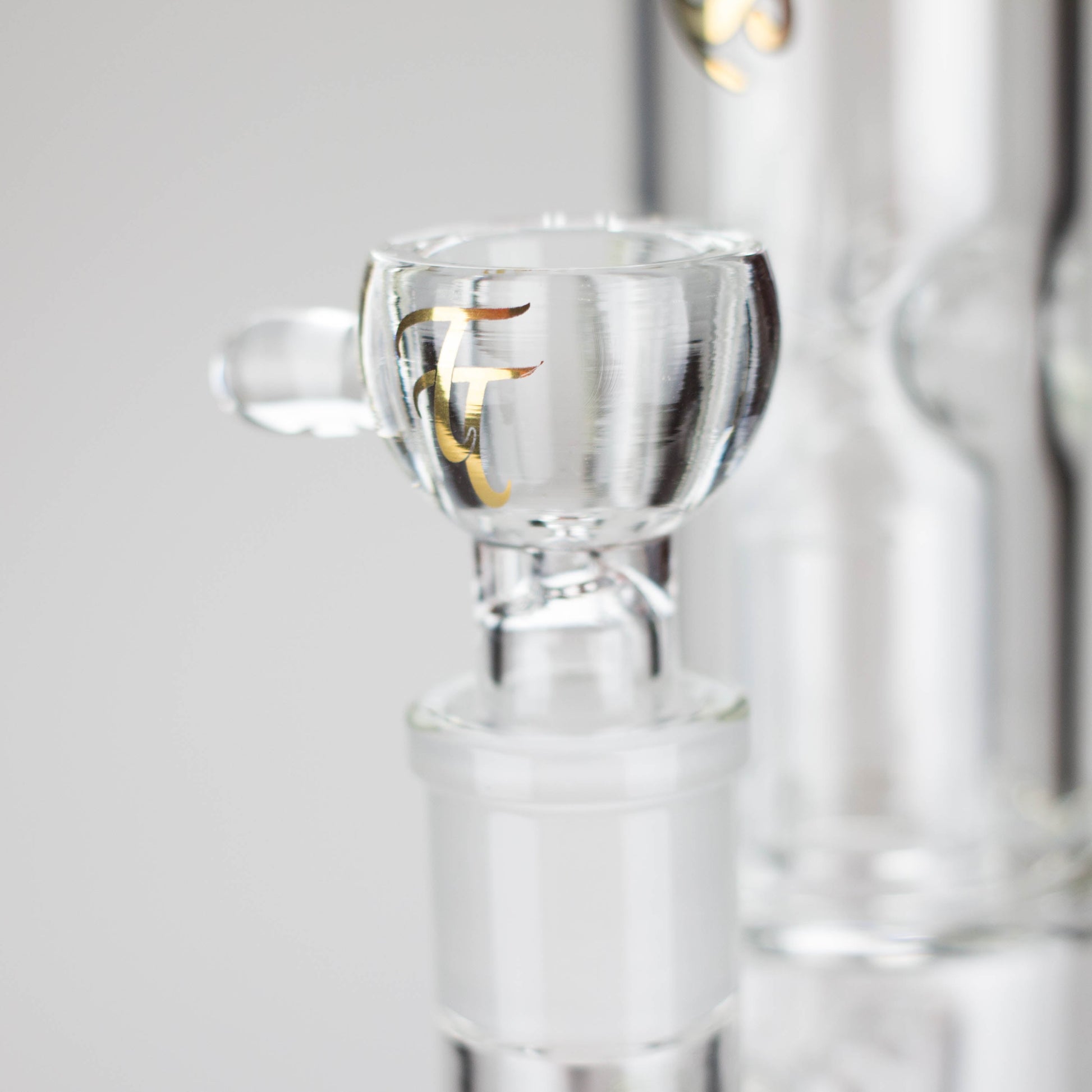 Tech Tubes | 14" Circ Cannon Clear Glass Bong - Hi Time