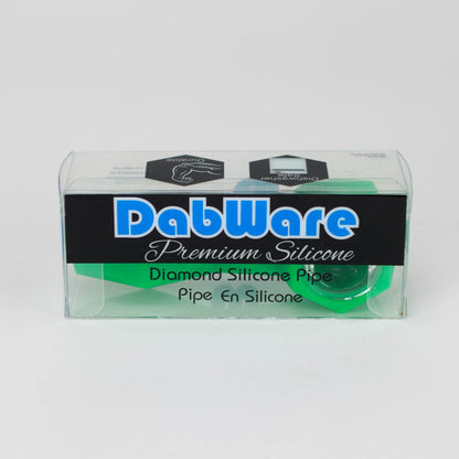 Dabware | Silicone Pipe Platinum Diamond (Green) - Hi Time