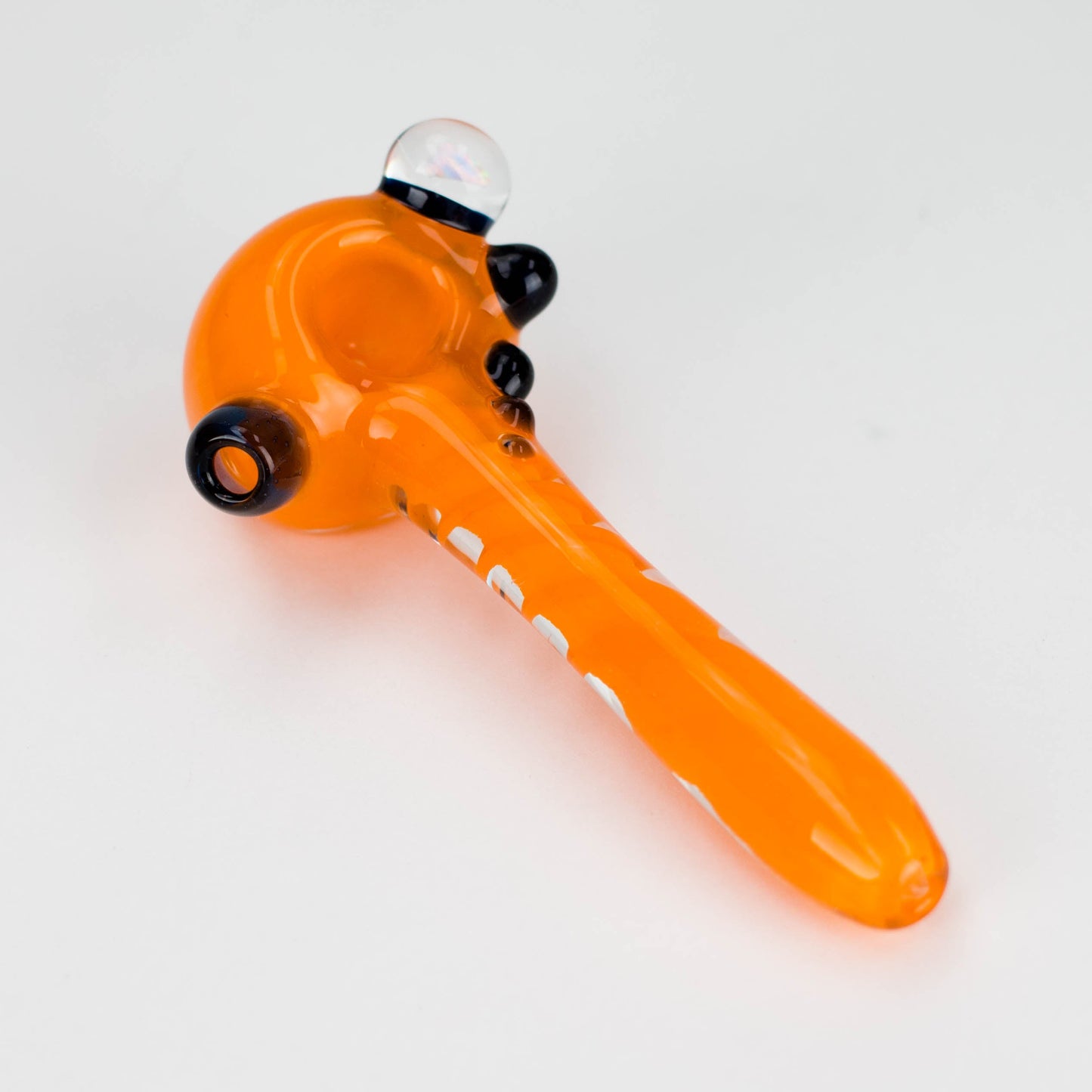 Shine Glassworks | Deluxe Frit Pipe with Large Opal - Made in Canada - Hi Time