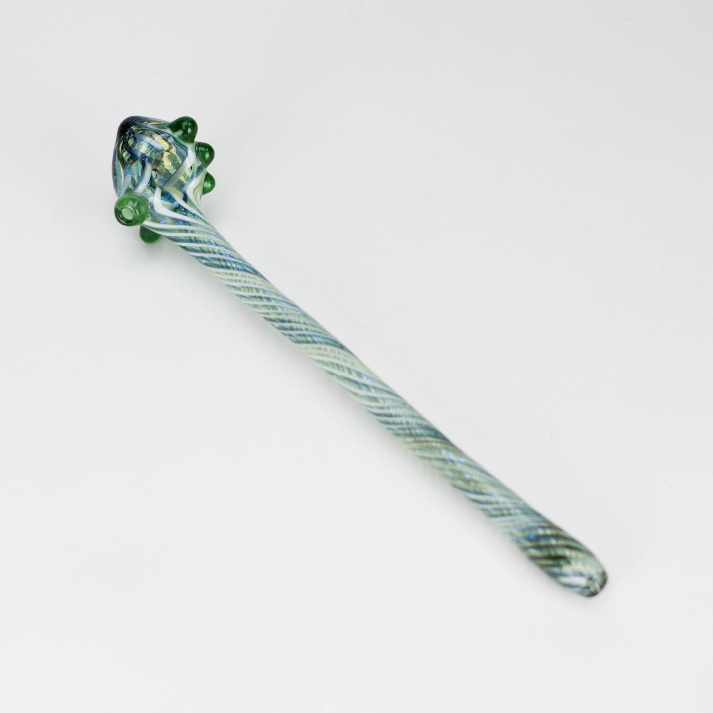 Shine Glassworks | Footlong Dichro Vackstack Hash Pipe - Made in Canada - Hi Time
