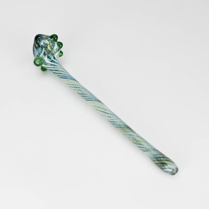 Shine Glassworks | Footlong Dichro Vackstack Hash Pipe - Made in Canada - Hi Time
