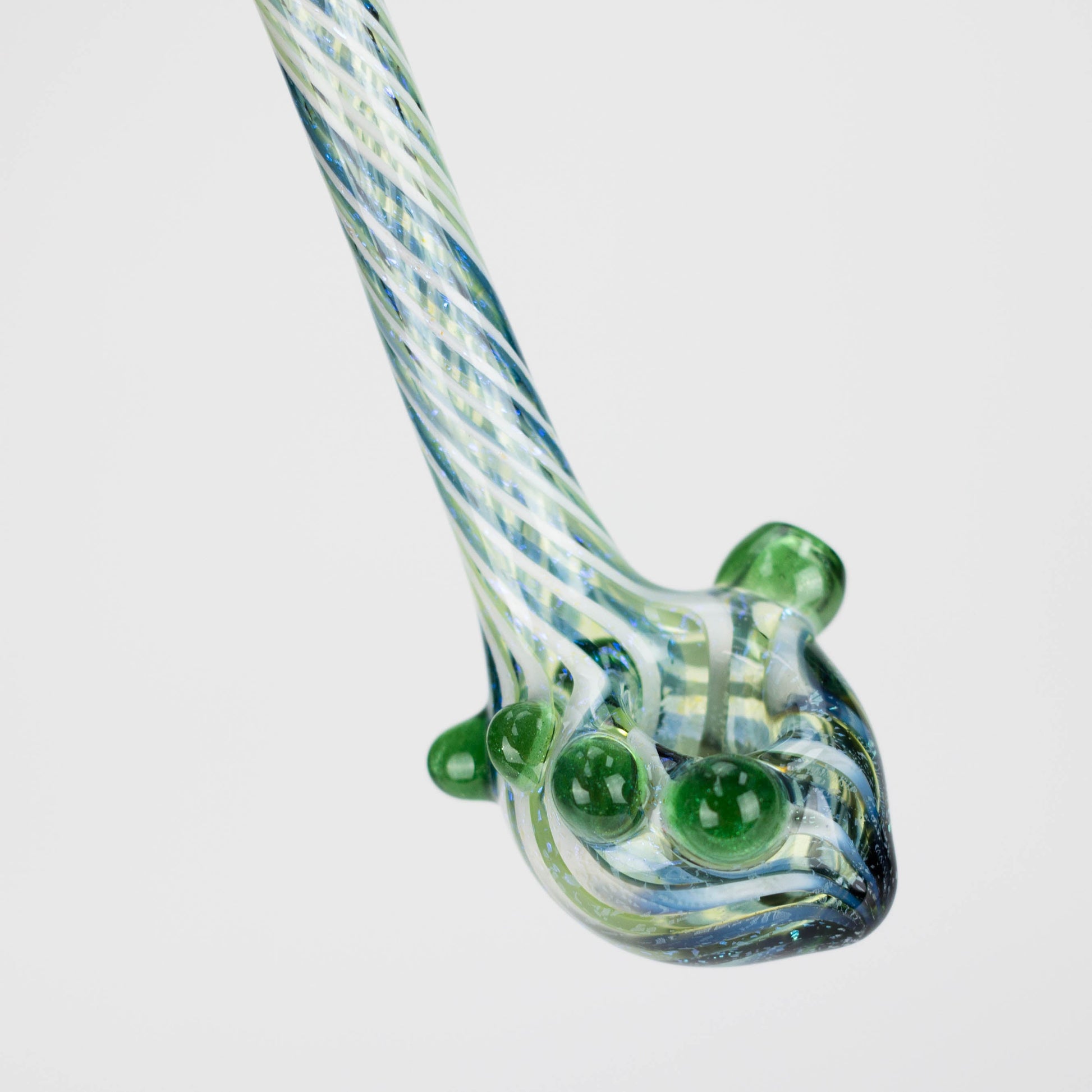 Shine Glassworks | Footlong Dichro Vackstack Hash Pipe - Made in Canada - Hi Time
