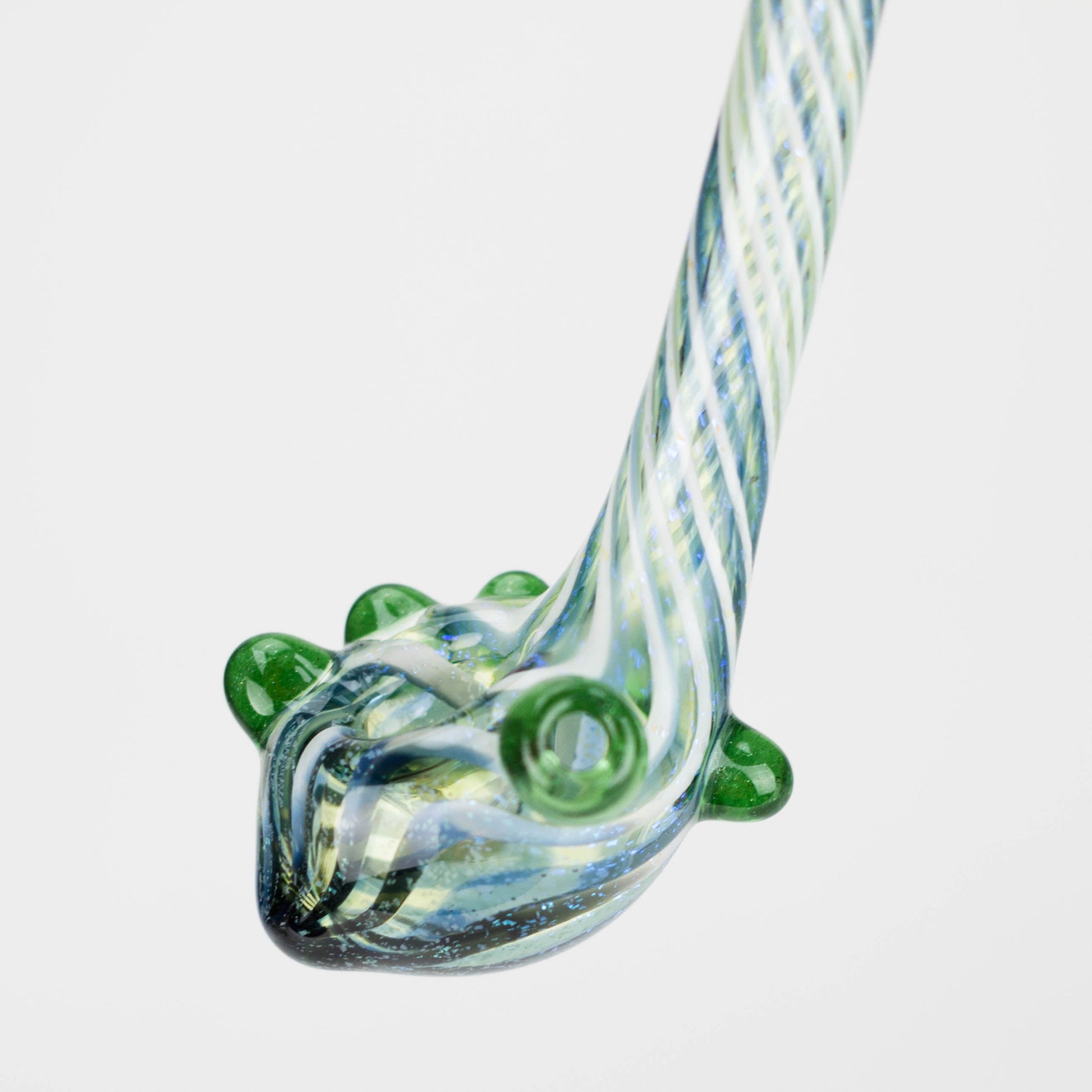 Shine Glassworks | Footlong Dichro Vackstack Hash Pipe - Made in Canada - Hi Time
