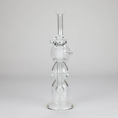 Pure Glass | 12" Infinity Recycler - Flower and Dab