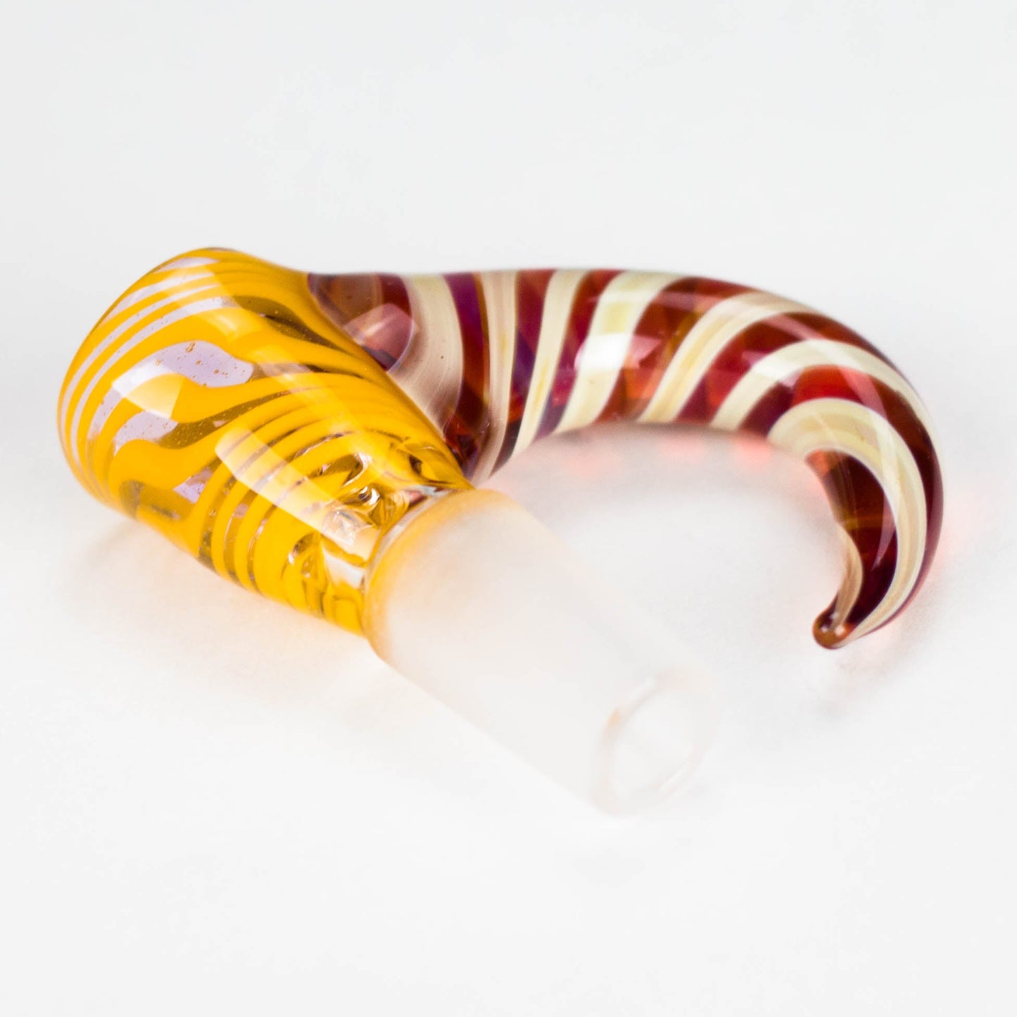 Shine Glassworks | 14mm 3 Hole Vacstack Bowl with Horn - Made in Canada
