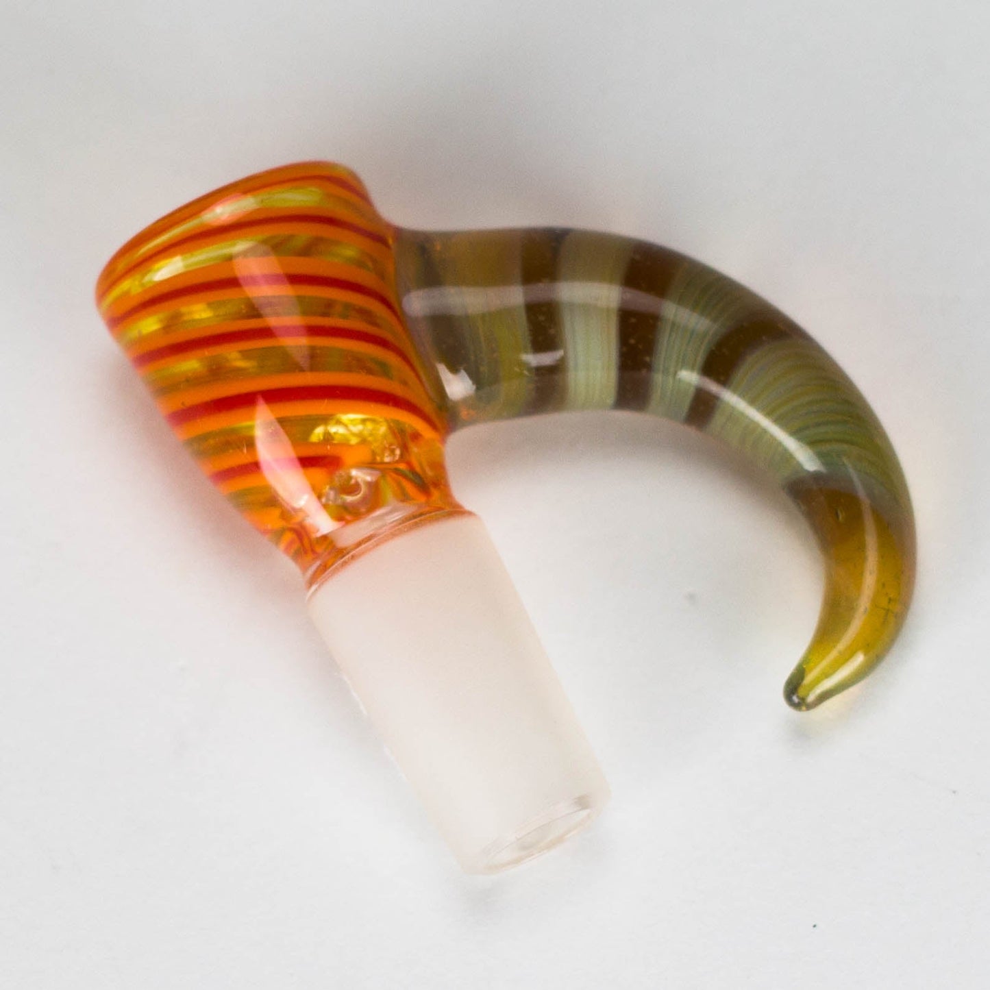 Shine Glassworks | 14mm 3 Hole Vacstack Bowl with Horn - Made in Canada