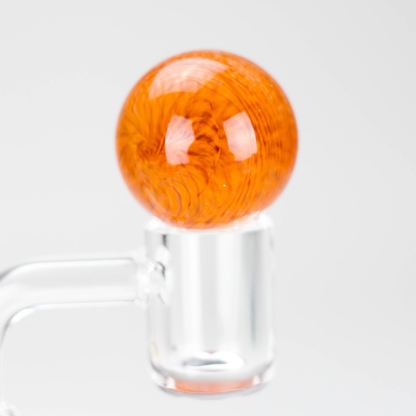 Shine Glassworks | Latticino Marble Carb Cap - Made in Canada - Hi Time