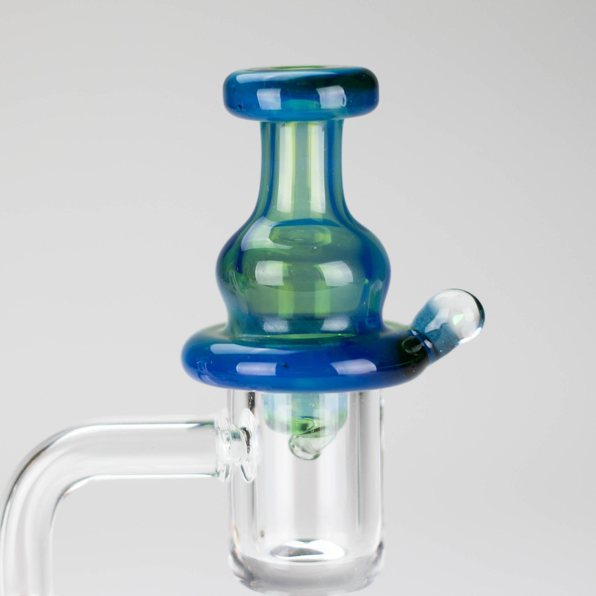 Shine Glassworks | Fume Coloured Carb Cap with Micro Opal - Made in Canada - Hi Time