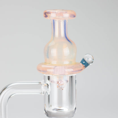 Shine Glassworks | Fume Coloured Carb Cap with Micro Opal - Made in Canada