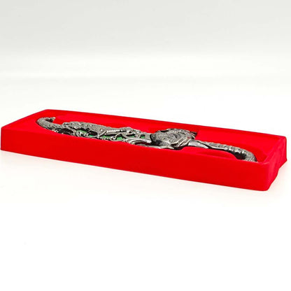 10" Fantasy Dragon Dagger Green Fitting
