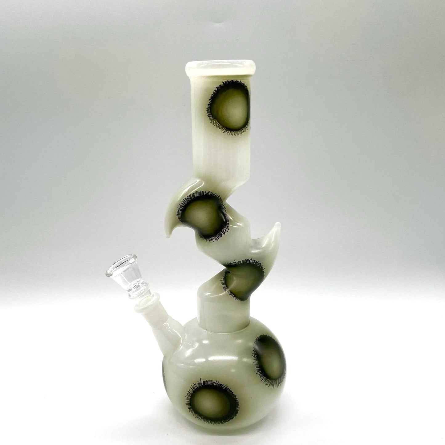 9.5" Flower Designed Bong - Assorted Color [PIP651]