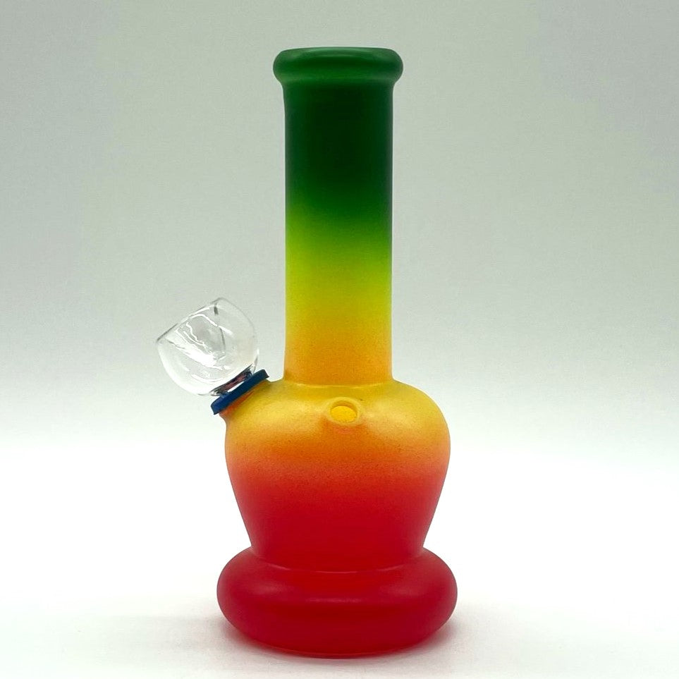6" Glass Bong - Assorted Color [PIP560]