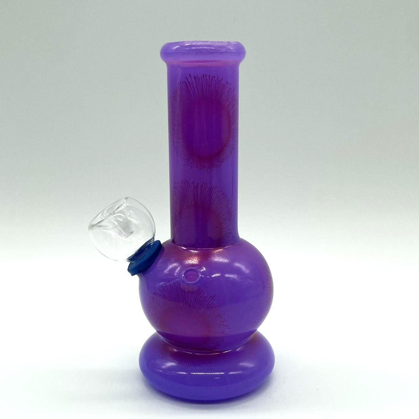 6" Glass Bong - Assorted Color [PIP560]