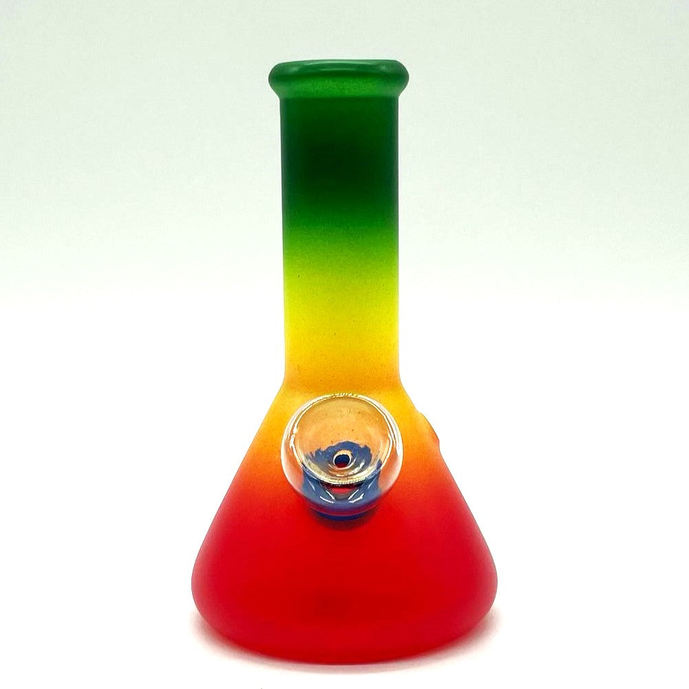 6" Glass Bong - Assorted Color [PIP560]