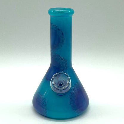 6" Glass Bong - Assorted Color [PIP560]