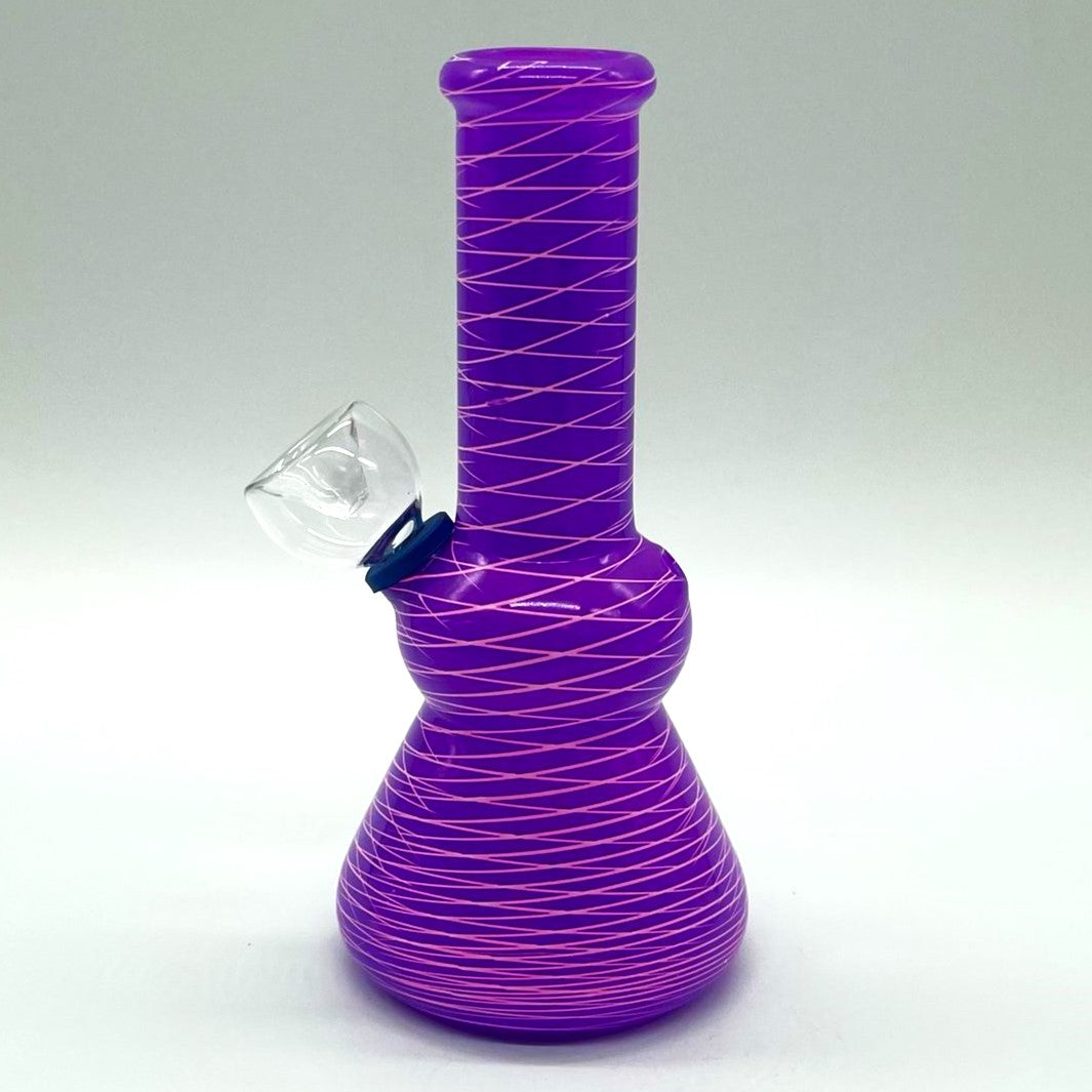 6" Glass Bong - Assorted Color [PIP560]