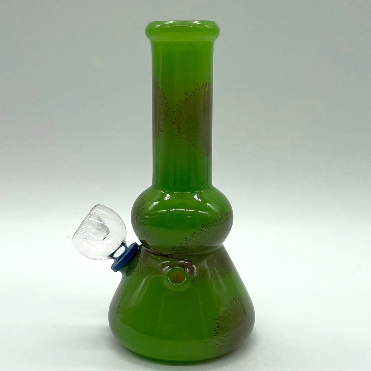 6" Glass Bong - Assorted Color [PIP560]