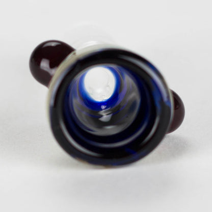 Shine Glassworks | Wrapped colour tubing 14mm Flare Bowl - Made in Canada