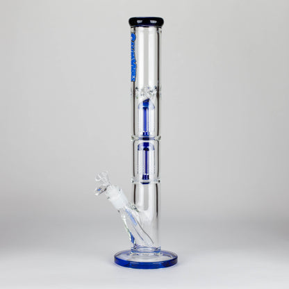 Ganjavibes | 17" Double Tree Percolator Glass Bong By Irie Vibes