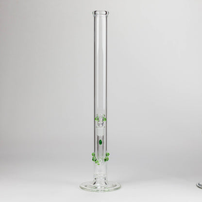 Shine Glassworks | 22 inch 38mm Straight Tube with opal accents [ST 2201] -Made in Canada