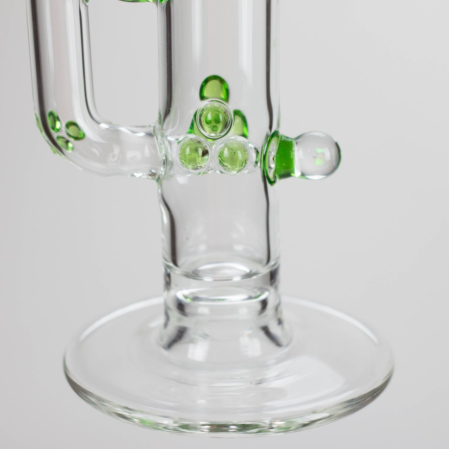Shine Glassworks | 22 inch 38mm Straight Tube with opal accents [ST 2201] -Made in Canada