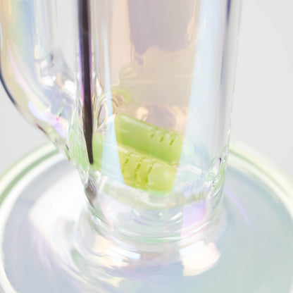 Trippy Glass | 17" Holographic Double Inline  Straight Tube Glass Bong