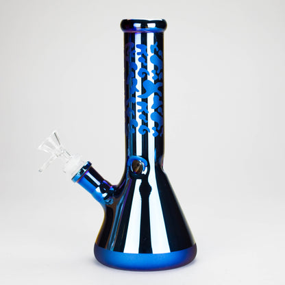 Karma | 9" Beaker Blue Metallic Glass Bong
