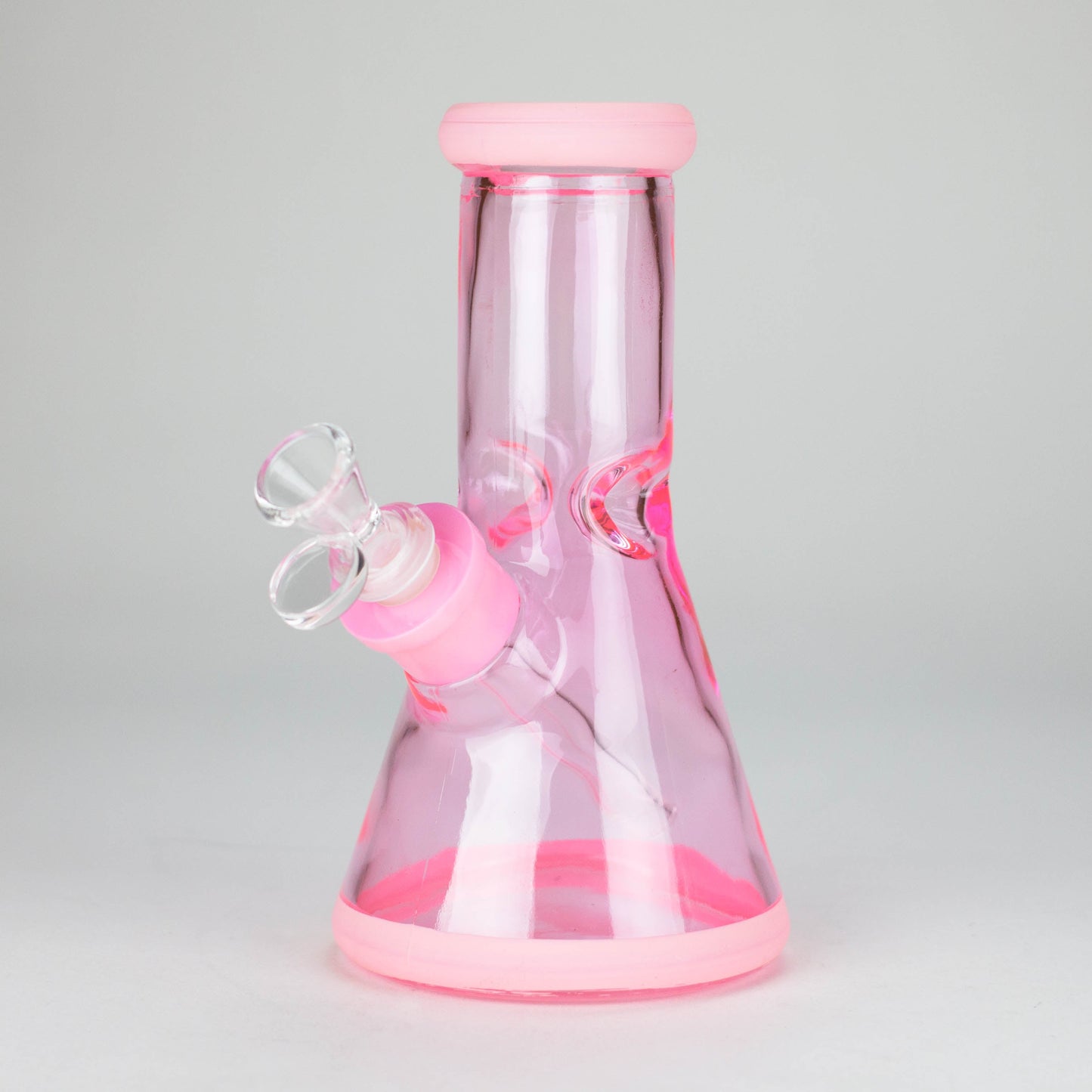 8" Soft glass beaker water bong [M08002]