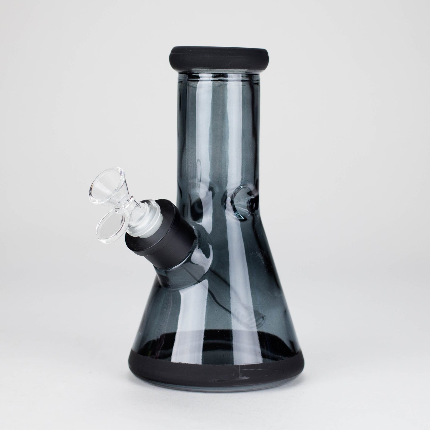 8" Soft glass beaker water bong [M08002]